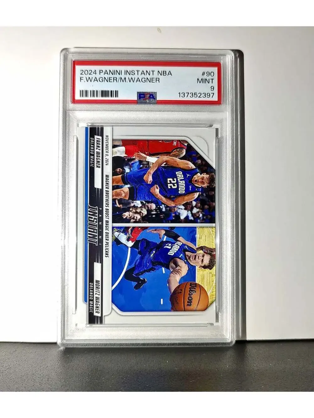 Franz Wagner / Moritz Wagner 2024 Panini NBA #90 Basketball PSA 9 Mint